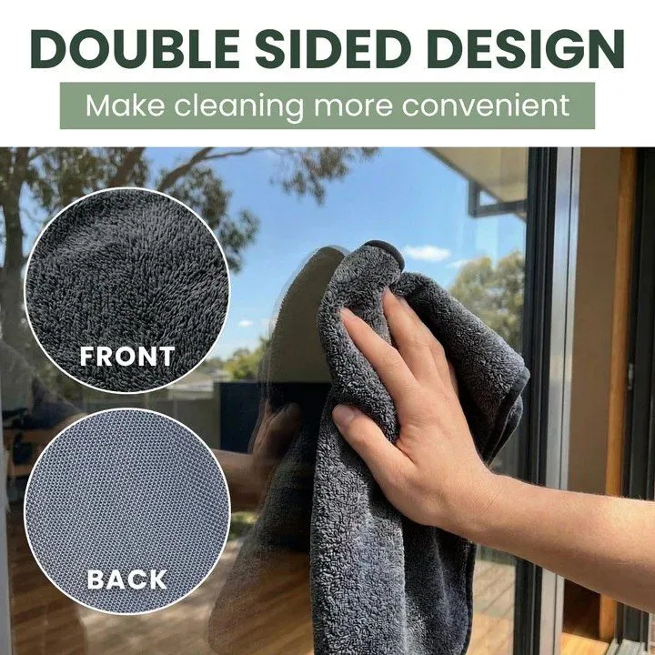 ClothWipe in use on a glass surface